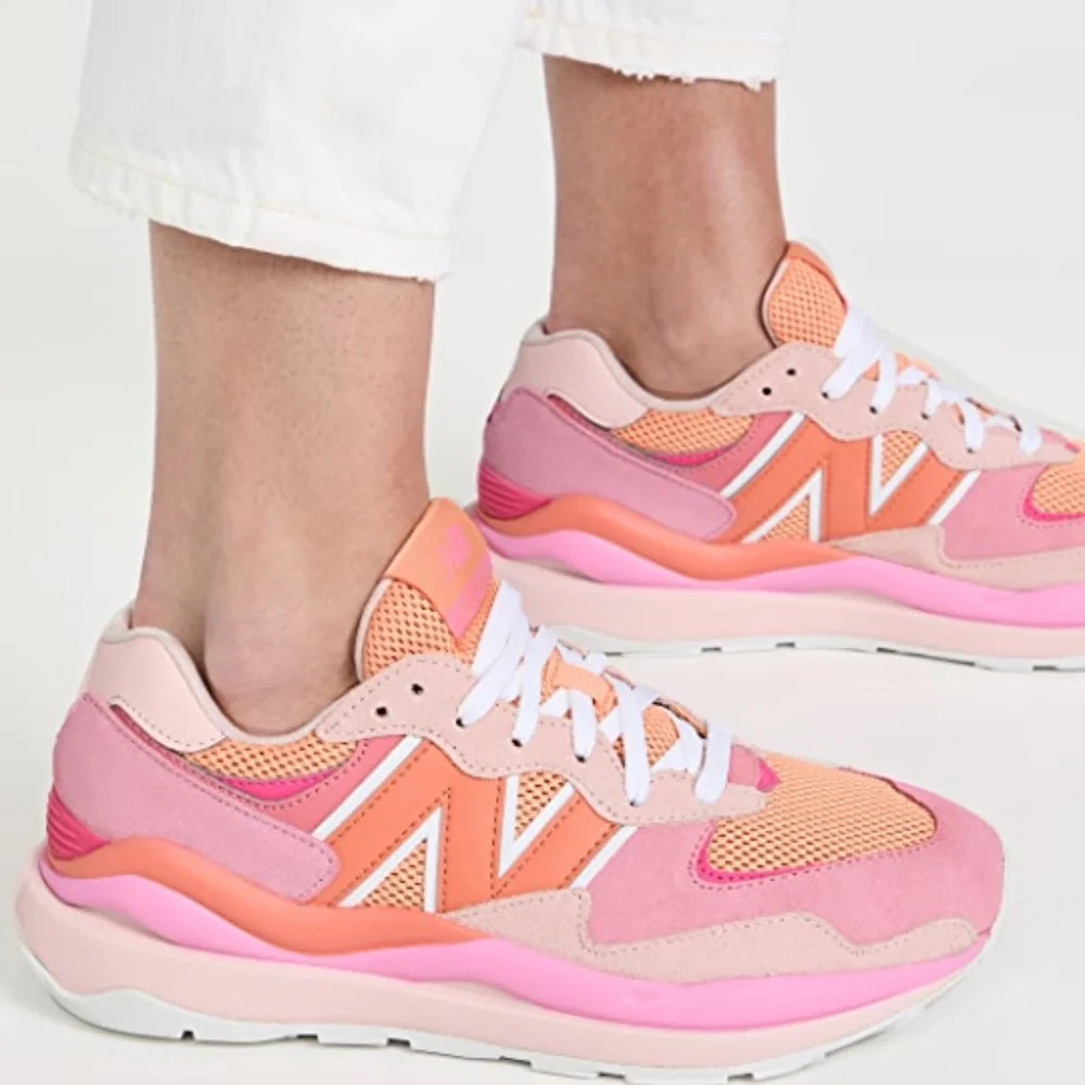 New Balance 5740 Sneakers Pink Orange Sneakers - Picture 3 of 7